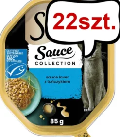 Sheba Sauce Collection Adult Tuńczyk Mokra Karma dla kota op. 85g Pakiet 22szt.