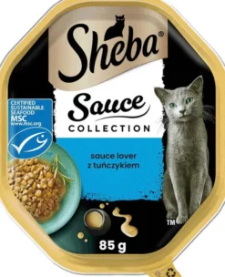 Sheba Sauce Collection Adult Tuńczyk Mokra Karma dla kota op. 85g Pakiet 22szt.