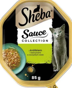 Sheba Sauce Speciale in Sauce Adult Królik z warzywami Mokra Karma dla kota op. 85g Pakiet 22szt.