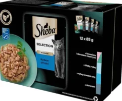 Sheba Selection Kolekcja smaków rybnych w sosie Adult Mokra Karma dla kota op. 12x85g