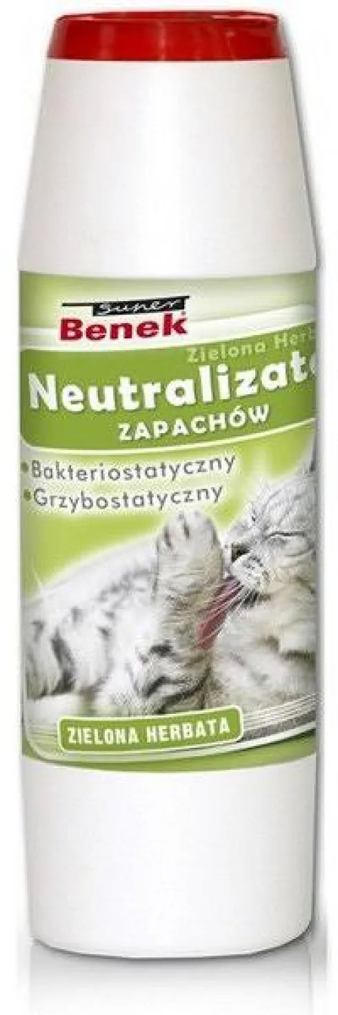 Super Benek Neutralizator zapachów Zielona herbata dla kota op. 500g