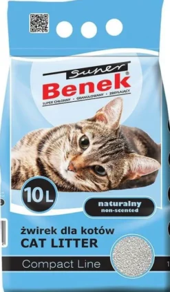 Super Benek Żwirek bentonitowy Compact dla kota poj. 10l