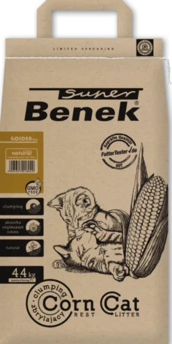 Super Benek Żwirek kukurydziany Corn Cat Golden dla kota poj. 7l
