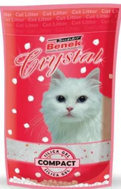 Super Benek Żwirek silikonowy Crystal Compact dla kota poj. 7.6l (3,2kg)