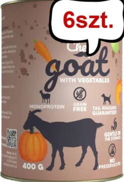 Syta Micha Chef Goat Mokra Karma dla psa op. 400g Pakiet 6szt.