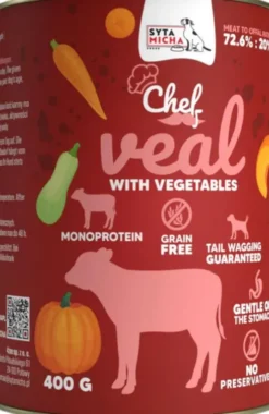 Syta Micha Chef Veal Mokra Karma dla psa op. 400g