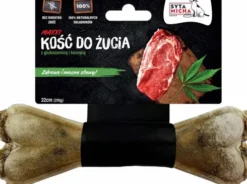 Syta Micha Kość z glukozaminą i konopią dla psa dł. 22cm op. 210g