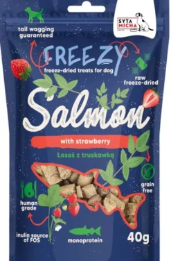 Syta Micha Przysmak Freezy Łosoś z truskawką dla psa op. 40g