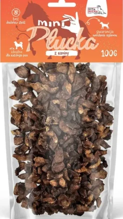 Syta Micha Przysmaki Mini Płucka z Koniny dla psa op. 100g