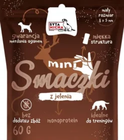 Syta Micha Przysmak Mini Smaczki z jelenia dla psa op. 60g