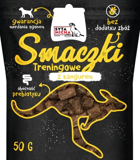 Syta Micha Smaczki treningowe z Kangurem dla psa op. 50g