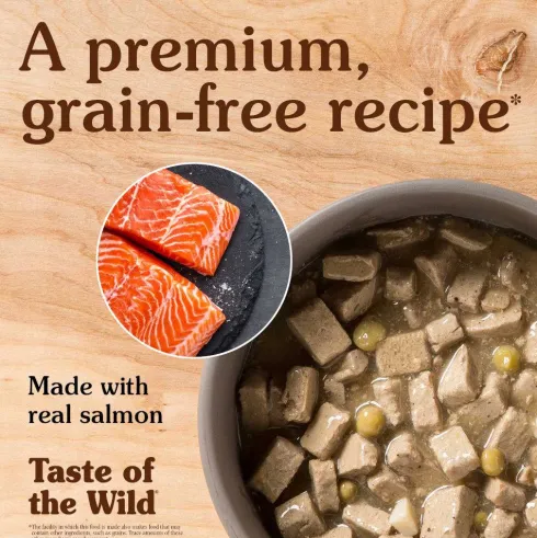 Taste of the Wild Pacific Stream Mokra Karma dla psa op. 390g Pakiet 12szt.