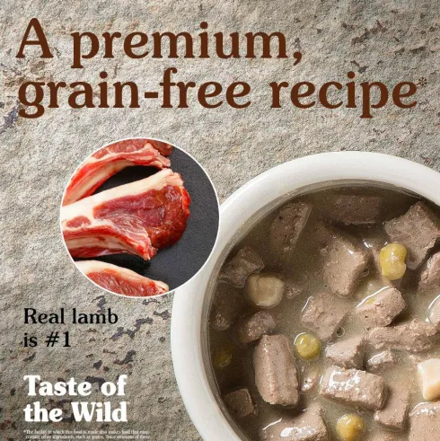 Taste of the Wild Sierra Mountain Mokra Karma dla psa op. 390g Pakiet 12szt.