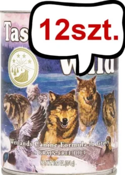 Taste of the Wild Wetlands Canine Mokra Karma dla psa op. 390g Pakiet 12szt.
