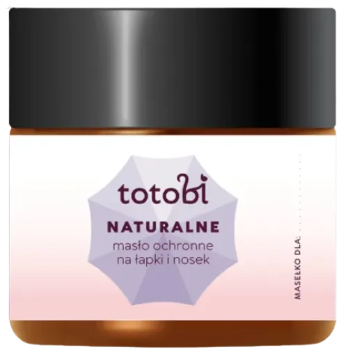 Totobi Naturalne masło W SŁOICZKU na łapki i nosek dla psa i kota op. 50ml