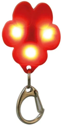 Trixie Flasher Zawieszka silikonowa LED w kształcie łapki dla psa mix kolorów nr kat. 13449 WYPRZEDAŻ