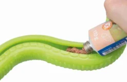 Trixie Zabawka na przysmaki wyprostowany wąż Snack Snake dla psa kolor zielony nr kat. 34949 WYPRZEDAŻ