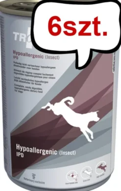Trovet Hypoallergenic Insect IPD Mokra Karma dla psa op. 400g Pakiet 6szt.