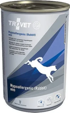 Trovet Hypoallergenic Rabbit RRD Mokra Karma dla psa op. 400g Pakiet 6szt.