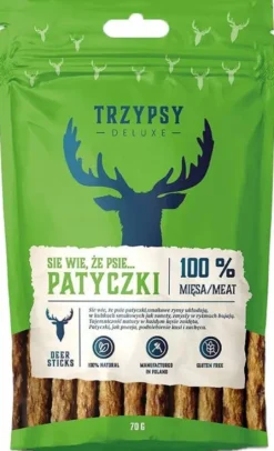 Trzypsy Deluxe Się Wie, że Psie...Patyczki z Jelenia Przysmaki dla psa op. 70g