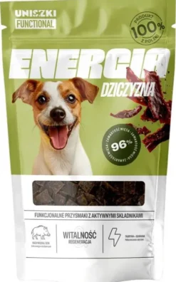 Uniszki Functional Przysmaki ENERGIA dla psa op. 90g WYPRZEDAŻ