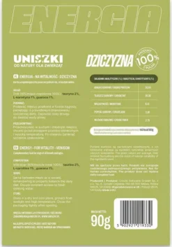 Uniszki Functional Przysmaki ENERGIA dla psa op. 90g WYPRZEDAŻ