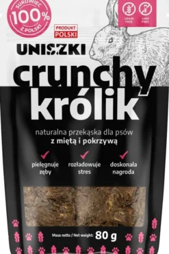 Uniszki Przysmak Crunchy królik dla psa op. 80g
