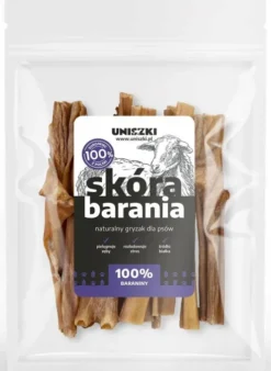 Uniszki Przysmak Skóra barania dla psa op. 100g