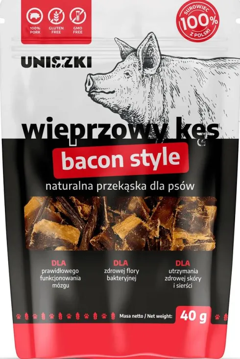 Uniszki Przysmak wieprzowy kęs dla psa op. 40g