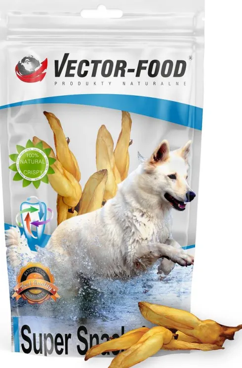 Vector-Food Ucho królicze białe dla psa op. 5szt.