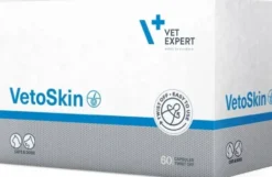 VetExpert Preparat na skórę i sierść Vetoskin dla psa i kota op. 60 kapsułek
