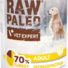 VetExpert Raw Paleo Pate Adult Indyk Mokra Karma dla psa op. 400g WYPRZEDAŻ