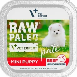 VetExpert Raw Paleo Pate Mini Puppy Wołowina Mokra Karma dla psa op. 150g WYPRZEDAŻ