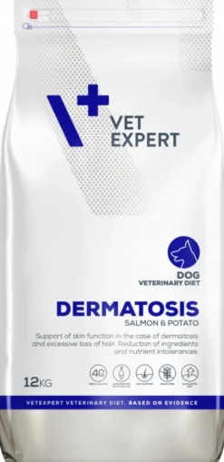 VetExpert VD Dermatosis Adult Łosoś z Ziemniakami Sucha Karma dla psa op. 12kg WYPRZEDAŻ