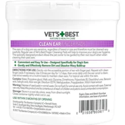 Vets Best Czyściki do uszu Clean Ear dla psa i kota op. 50szt.