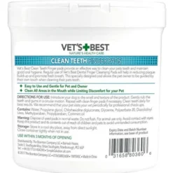 Vets Best Czyściki do zębów Clean Teeth dla psa i kota op. 50szt.