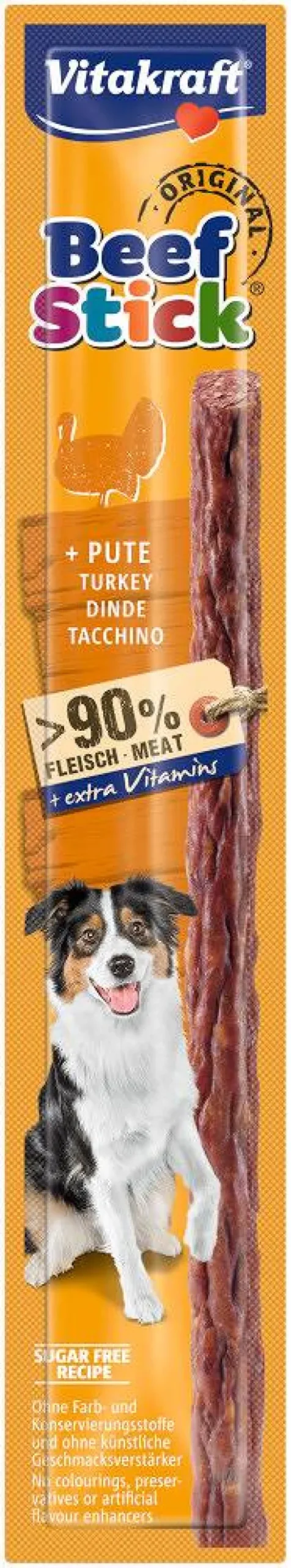 Vitakraft Kabanos Beef Stick z indykiem dla psa op. 1szt.