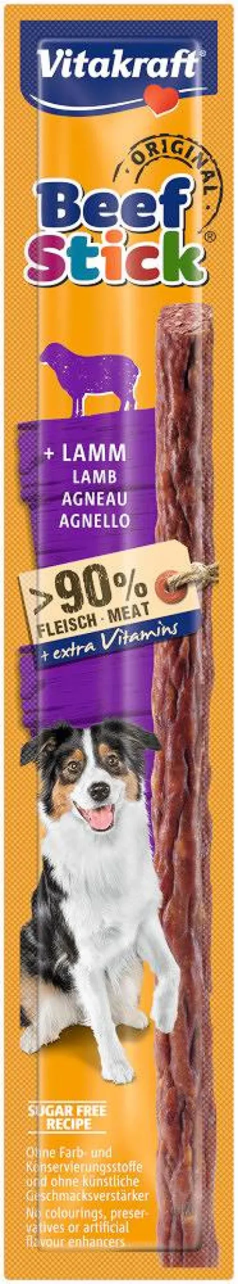 Vitakraft Kabanos Beef Stick z jagnięciną dla psa op. 1szt.