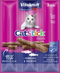 Vitakraft Kabanosy Cat Stick Mini dorsz dla kota op. 3szt.