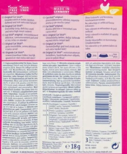 Vitakraft Kabanosy Cat Stick Mini drób i wątróbką dla kota op. 3szt.