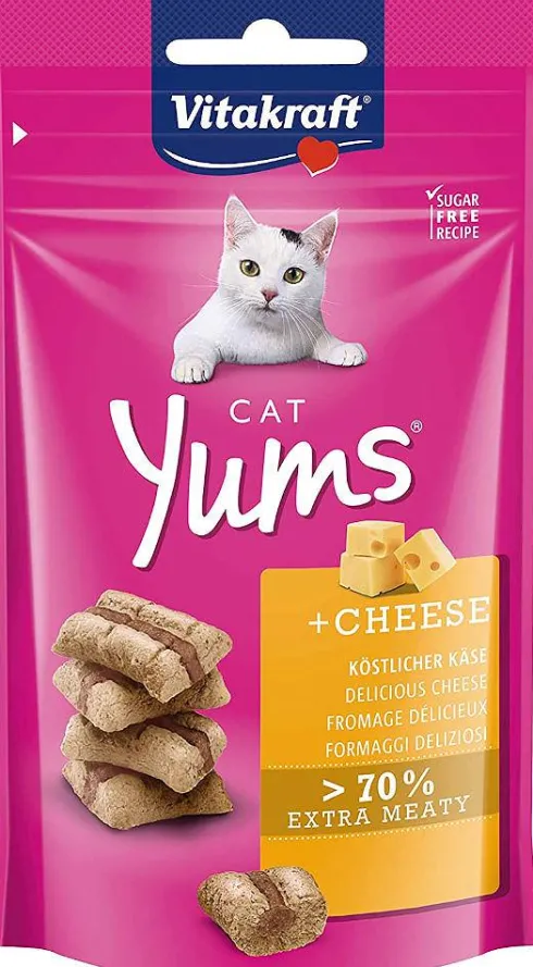 Vitakraft Przysmak Cat Yums z serem dla kota op. 40g nr kat. 28821 WYPRZEDAŻ