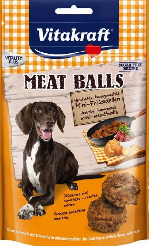 Vitakraft Przysmak Meat Balls Mięsne klopsy dla psa op. 80g
