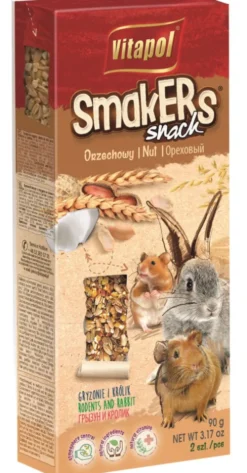 Vitapol Kolby Smakers Snack orzechowe dla gryzonia i królika op. 2szt.