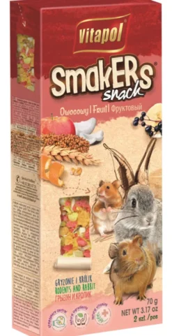 Vitapol Kolby Smakers Snack owocowe dla gryzonia i królika op. 2szt.