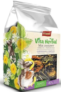 Vitapol Przysmak Vita Herbal Mix ziołowy dla gryzonia op. 40g