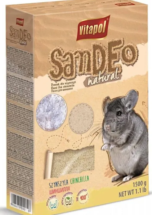 Vitapol Sandeo Natural Piasek do kąpieli dla gryzonia op. 1.5kg