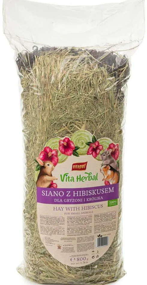 Vitapol Sianko Vita Herbal z hibiskusem dla gryzonia i królika op. 800g