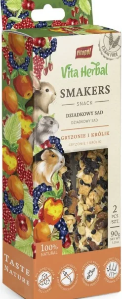 Vitapol Vita Herbal Kolby Smakers Dziadkowy Sad dla gryzoni i królików op. 2szt.