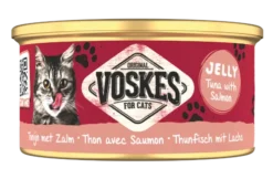 Voskes Original Jelly Tuna with Salmon (Tuńczyk z łososiem) Mokra Karma dla kota op. 85g