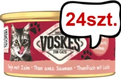 Voskes Original Jelly Tuna with Salmon Mokra Karma dla kota op. 85g Pakiet 24szt.